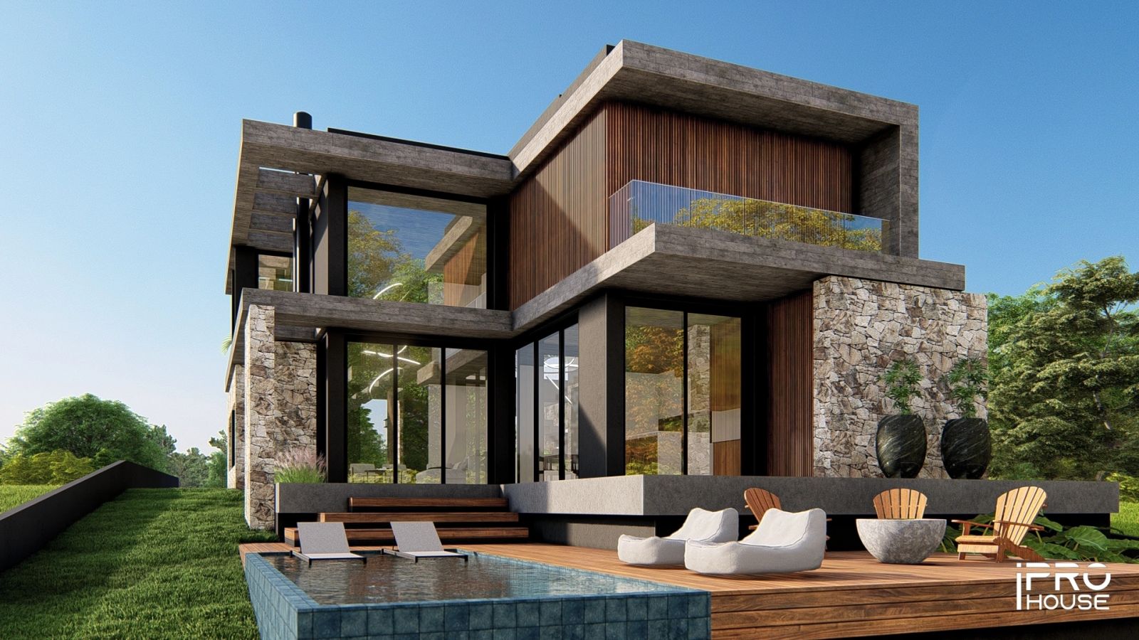 Projeto residencial Alpha publicado pela iPro House