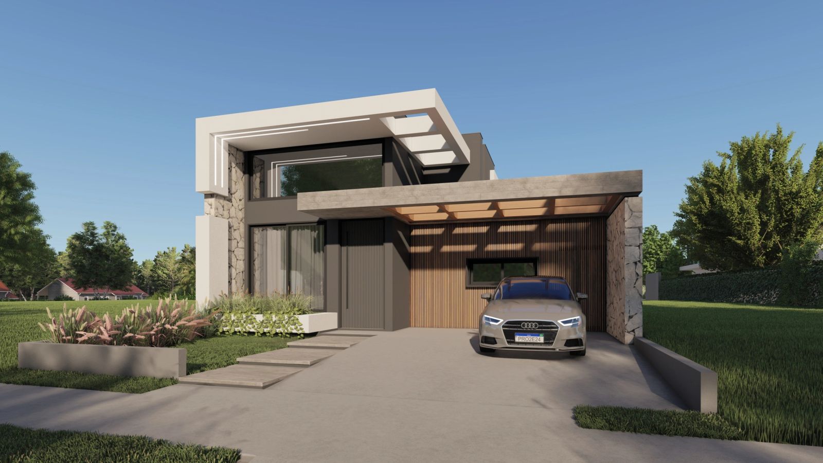 Projeto residencial Santorini J33 publicado pela iPro House