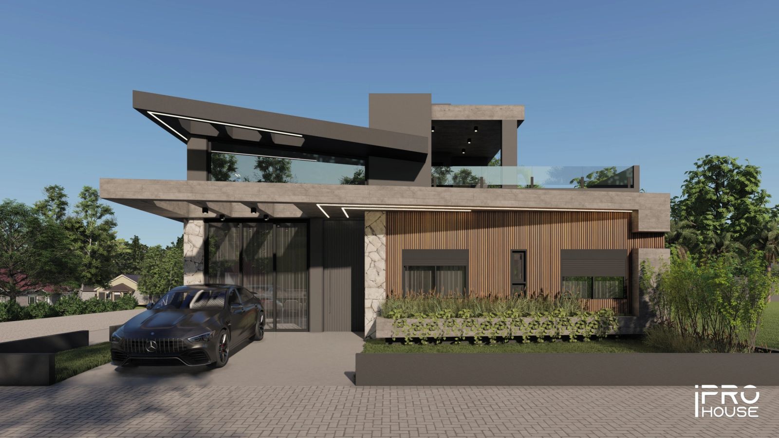 Projeto residencial ZN L2 publicado pela iPro House